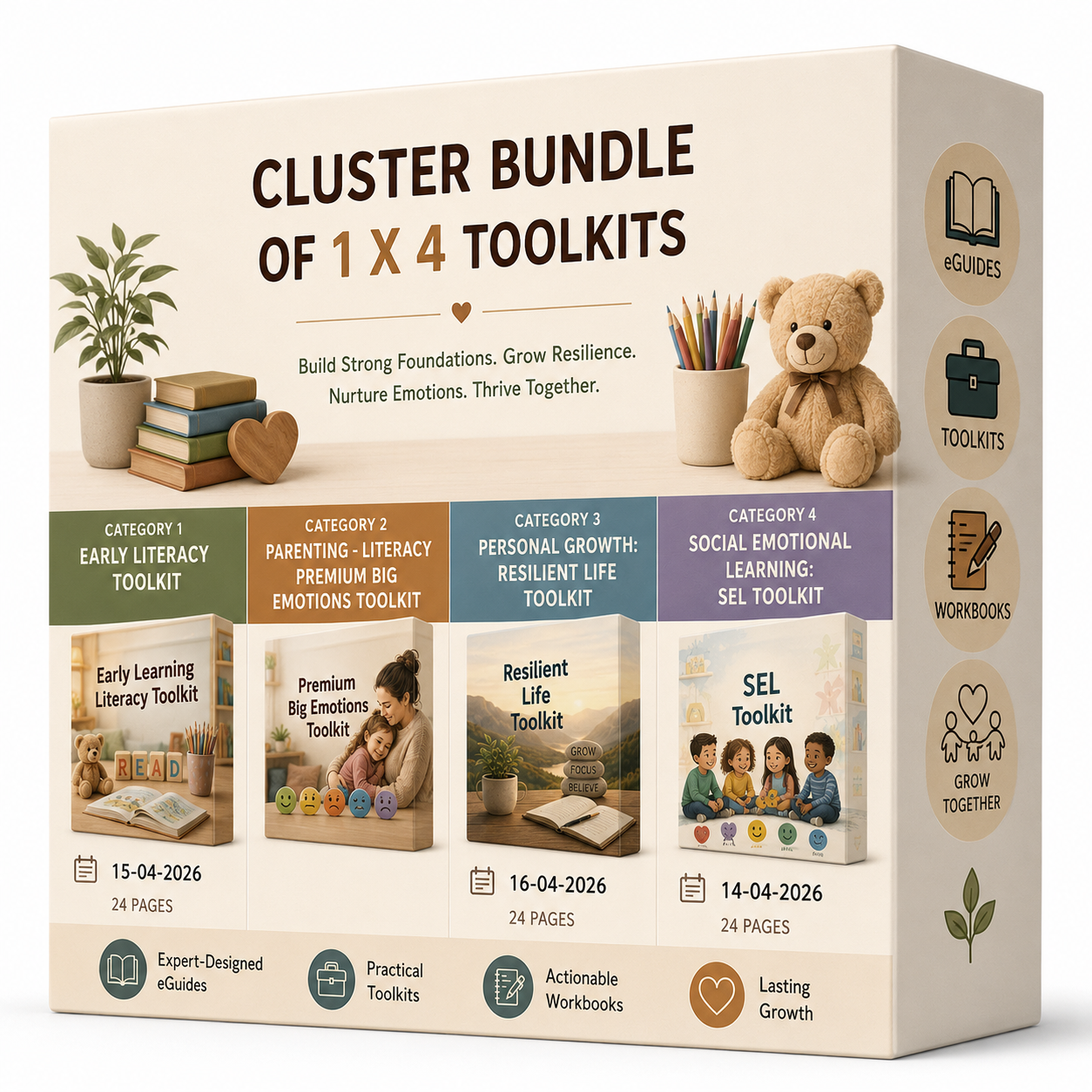 Cluster Bundle of 1 x 4 Toolkits